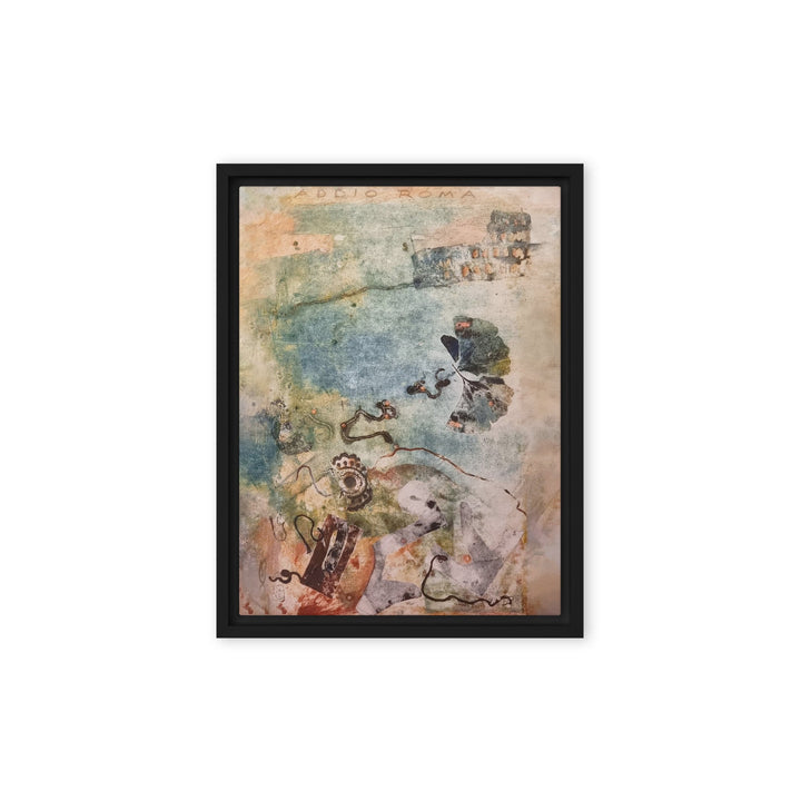 Leinwand - Lia Broecker-Jakob, Monotypie 5971 addio roma Lia Broecker-Jakob Schwarz / 31x41 cm (12″×16″) artlia