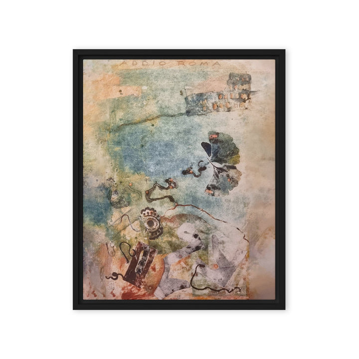 Leinwand - Lia Broecker-Jakob, Monotypie 5971 addio roma Lia Broecker-Jakob Schwarz / 41x51 cm (16″×20″) artlia