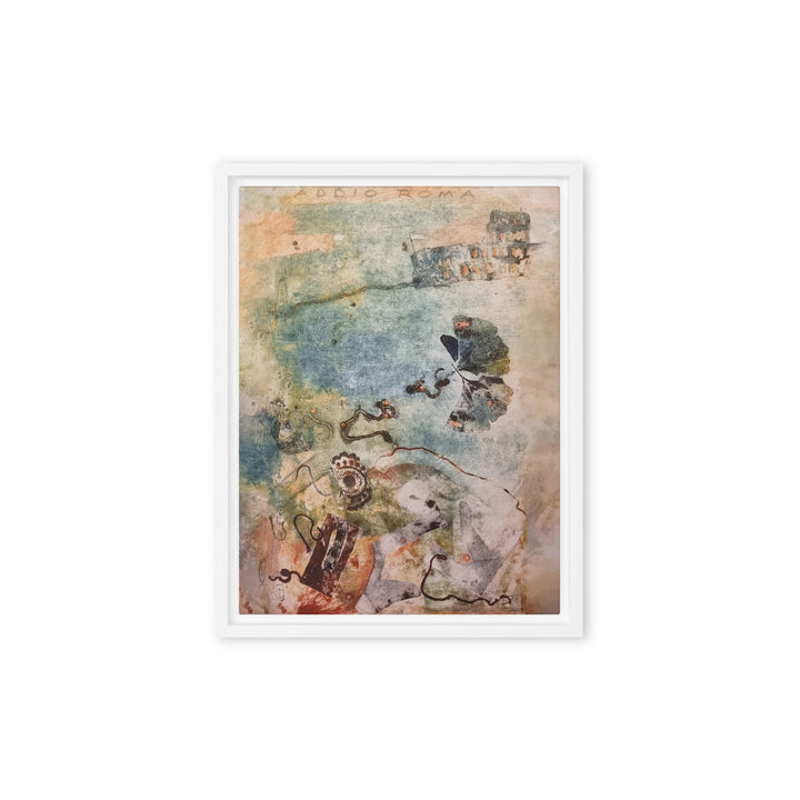 Leinwand - Lia Broecker-Jakob, Monotypie 5971 addio roma Lia Broecker-Jakob Weiß / 31x41 cm (12″×16″) artlia