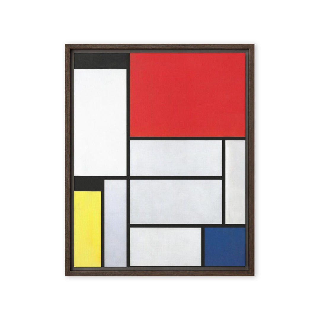 Leinwand - Mondrian, Tableau I Piet Mondrian Braun / 41x51 cm (16″×20″) artlia