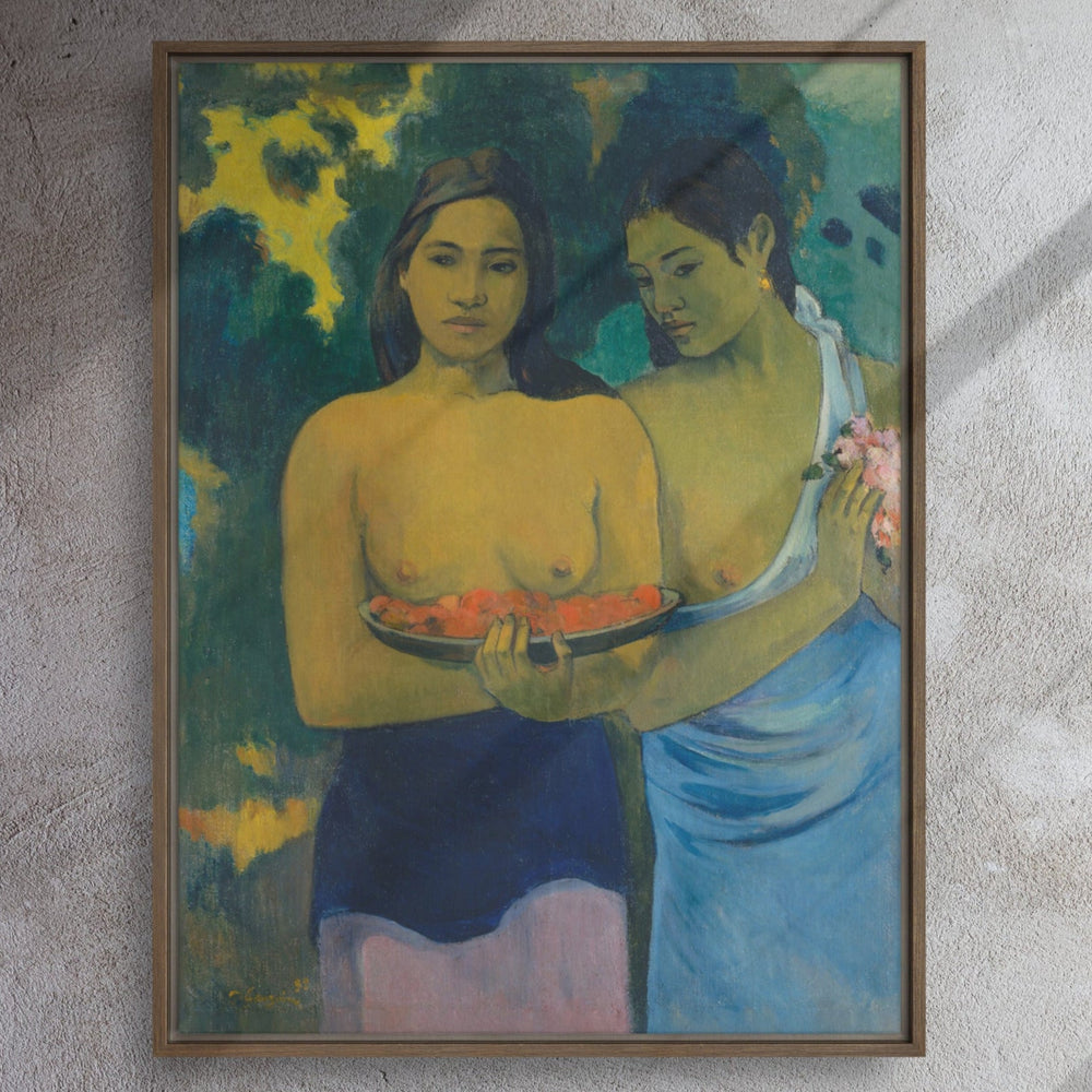 Leinwand - Paul Gauguin, Tahitische Frauen am Strand artlia