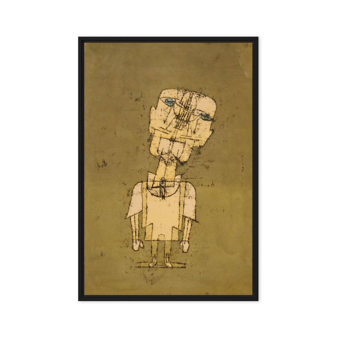 Leinwand - Paul Klee, Gespenst eines Genies Ghost of a Genius Paul Klee Schwarz / 61x91 cm (24″×36″) artlia