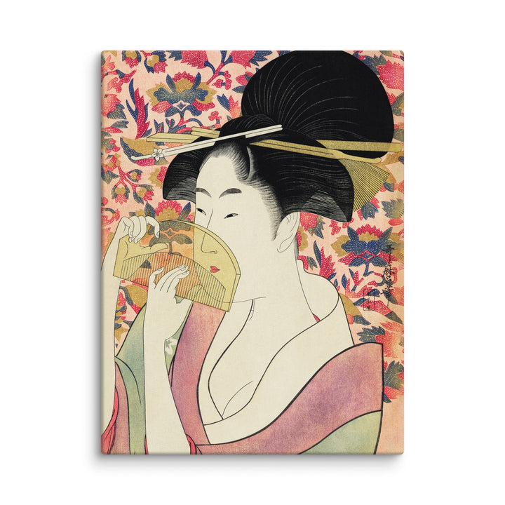 Leinwand - Retro Geisha Kuratoren von artlia ohne Rahmen / 31x41 cm (12″×16″) artlia