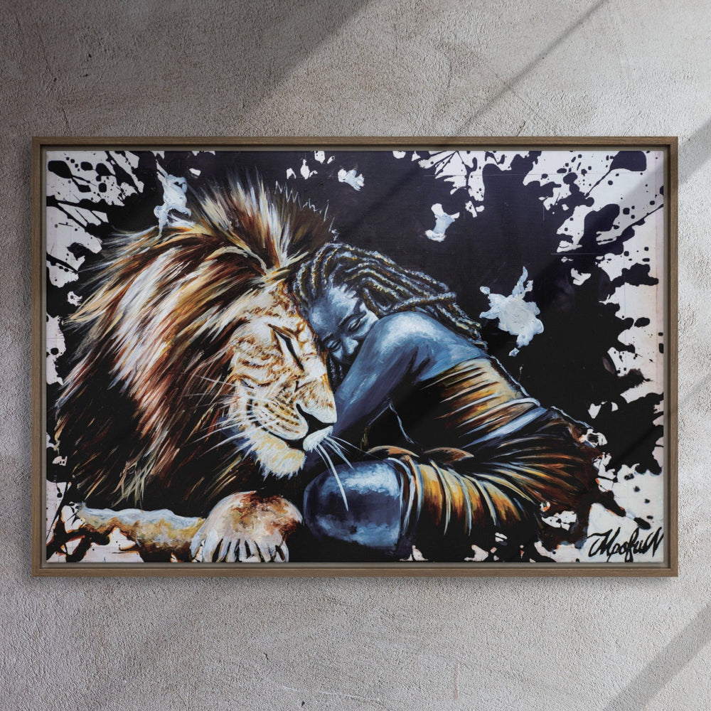 Leinwand - The Lioness, Nokuthula M Mpofu artlia