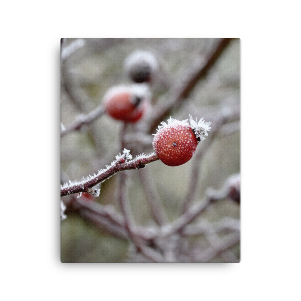 Leinwand - Winterbeeren II Kuratoren von artlia ohne Rahmen / 41x51 cm (16″×20″) artlia