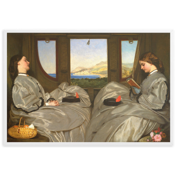 Poster - Augustus Leopold Egg, The Travelling Companions Augustus Leopold Egg Weiß / 61×91 cm artlia