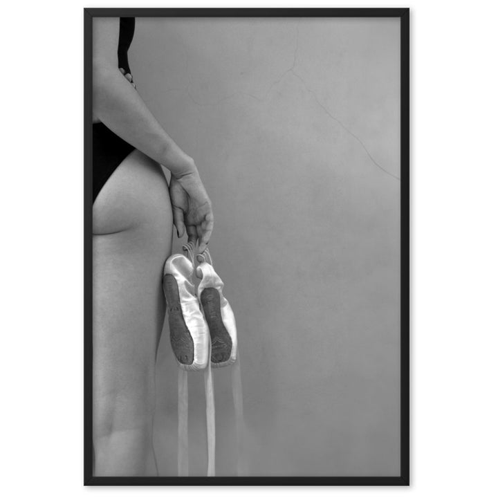 Poster - Ballettschuhe Kuratoren von artlia Schwarz / 61×91 cm artlia