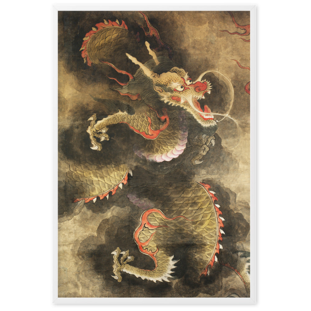 Poster - Der Heilige Blaue Drache Kuratoren von artlia Weiß / 61×91 cm artlia