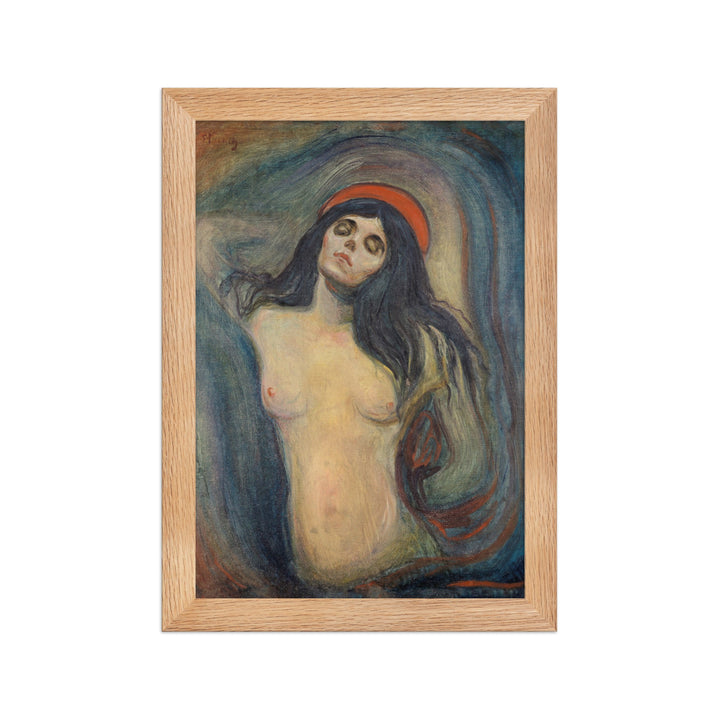 Poster - Edvard Munch, Madonna Edvard Munch Oak / 21×30 cm artlia