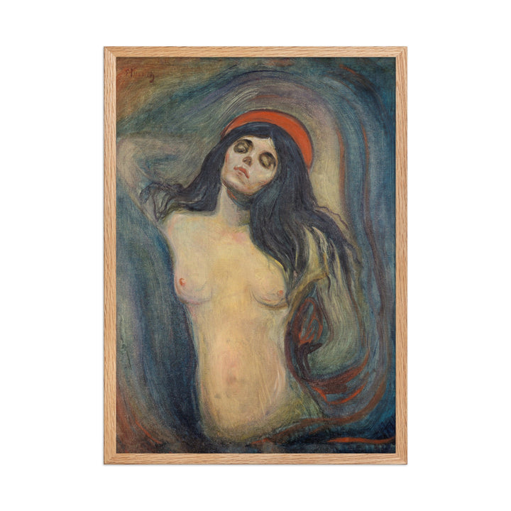 Poster - Edvard Munch, Madonna Edvard Munch Oak / 50×70 cm artlia