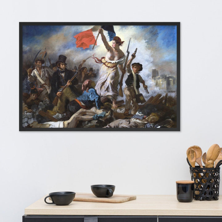 Poster - Eugène Delacroix, Die Freiheit führt das Volk Eugène Delacroix artlia