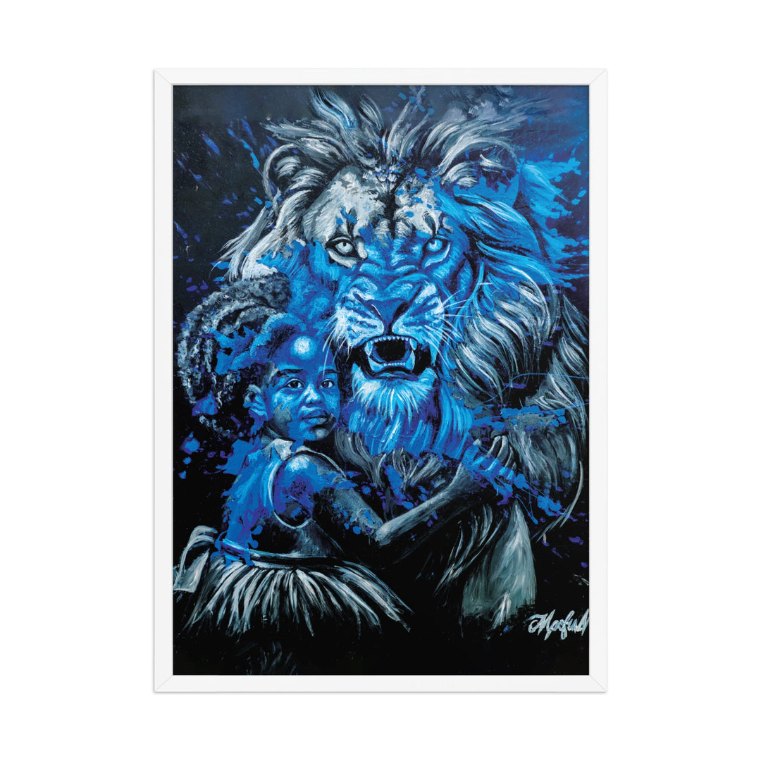 Poster - Fierce Guardian, Nokuthula M Mpofu Weiß / 50×70 cm artlia