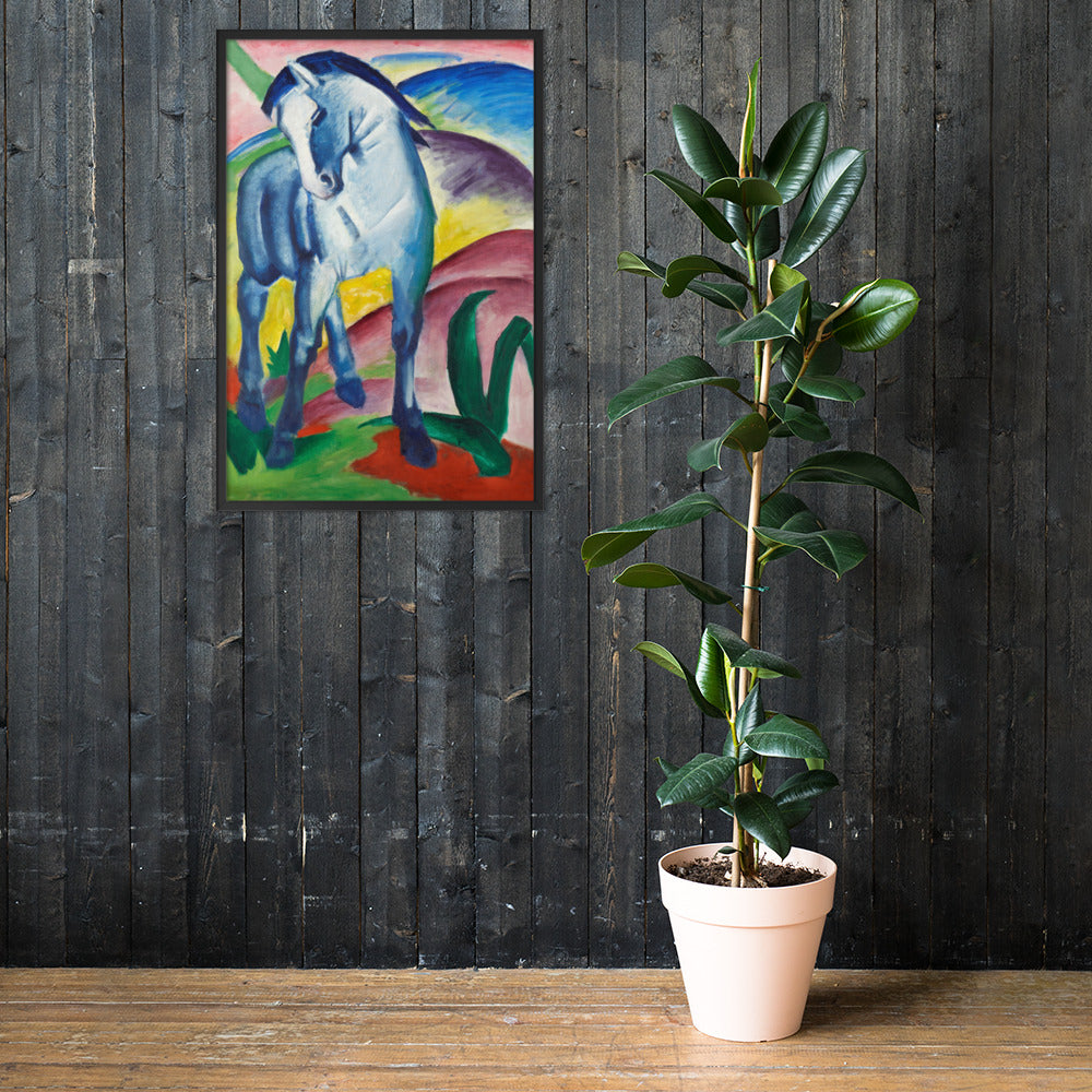 Poster - Franz Marc, Blaues Pferd I Franz Marc artlia