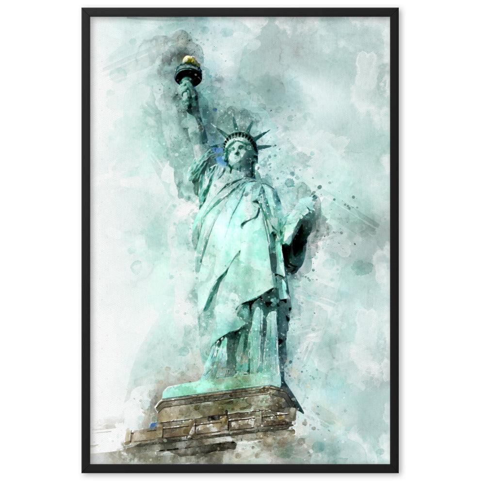 Poster - Freiheitsstatue Kuratoren von artlia Schwarz / 61×91 cm artlia