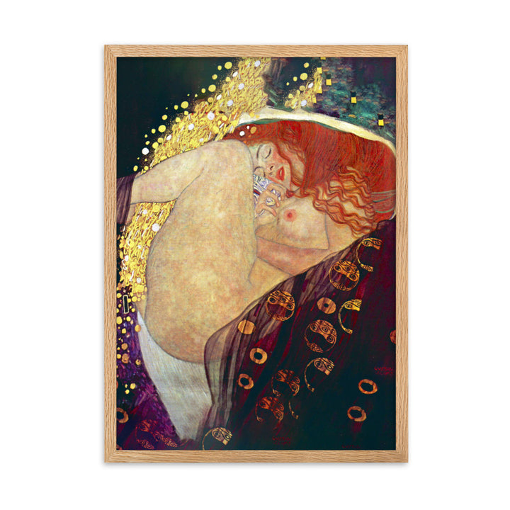 Poster - Gustav Klimt, Danae Gustav Klimt Oak / 50×70 cm (20"x28") artlia