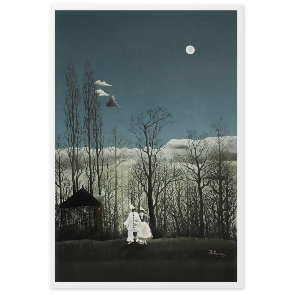 Poster - Henri Rousseau, Karnevalsabend Henri Rousseau Weiß / 61×91 cm artlia