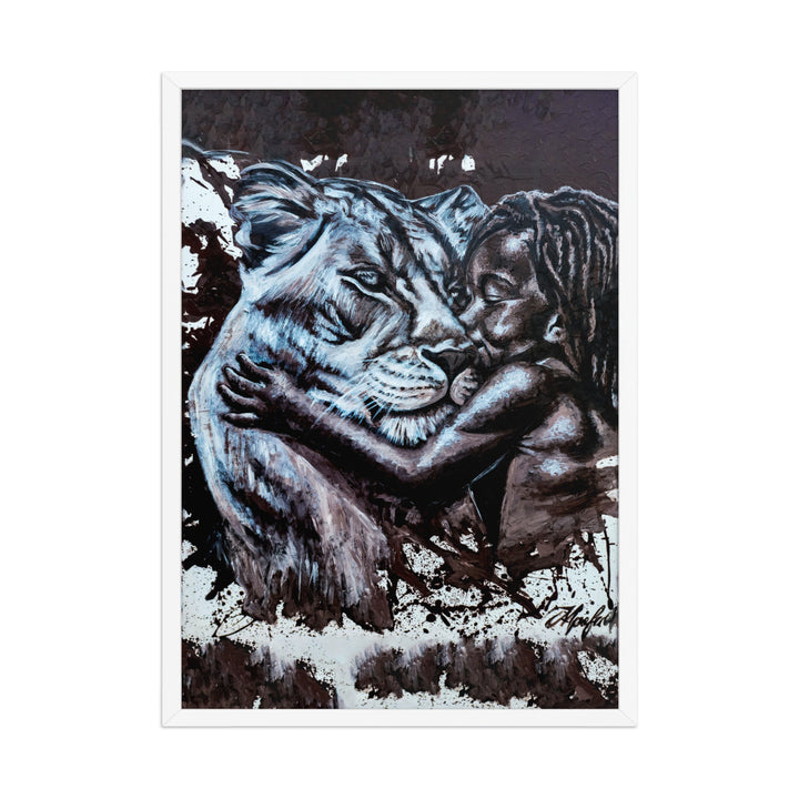 Poster - His Mother, Nokuthula M Mpofu Weiß / 50×70 cm artlia
