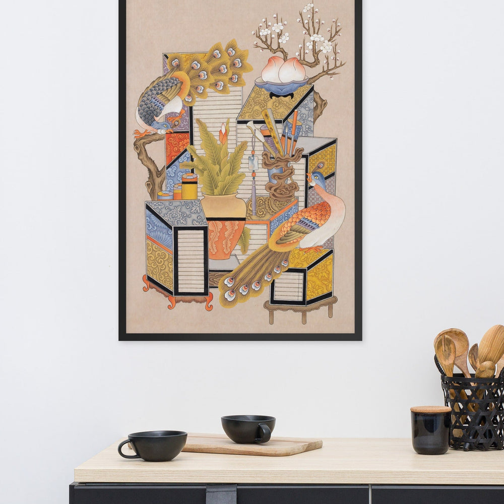 poster-korean-sehnsucht-nach-wissen-mit-pfau-longing-for-knowledge-with-peacock-seungmin-yoon_16_-min