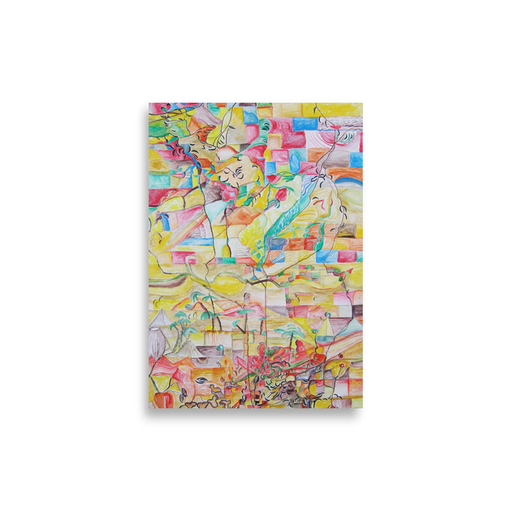 Poster - Lia Broecker-Jakob, Composition Putevima Ehnatona artlia