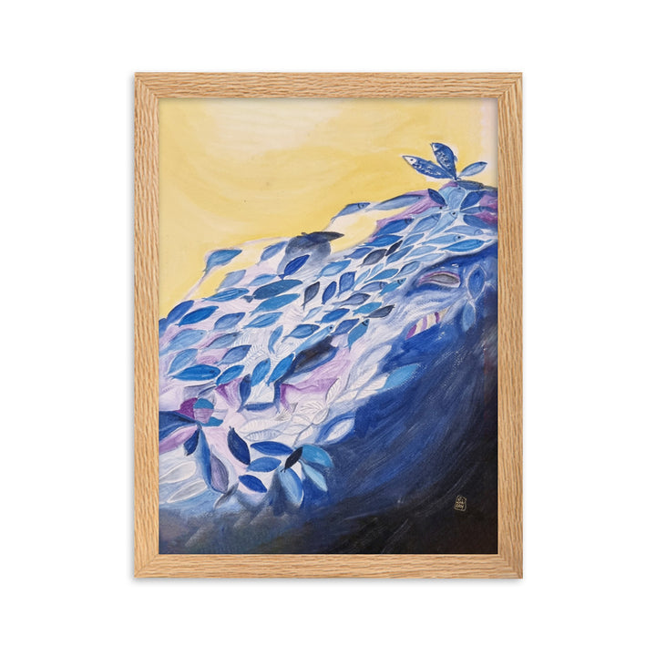 Poster - Lia Broecker-Jakob, Transzendenz der Fische Lia Broecker-Jakob Oak / 30×40 cm artlia