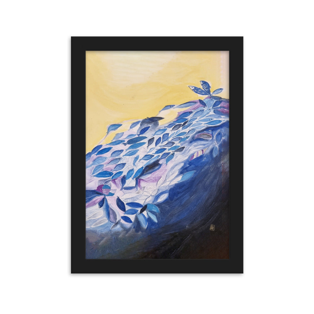 Poster - Lia Broecker-Jakob, Transzendenz der Fische Lia Broecker-Jakob Schwarz / 21×30 cm artlia