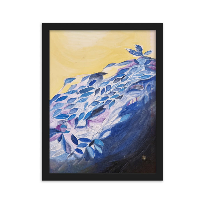 Poster - Lia Broecker-Jakob, Transzendenz der Fische Lia Broecker-Jakob Schwarz / 30×40 cm artlia