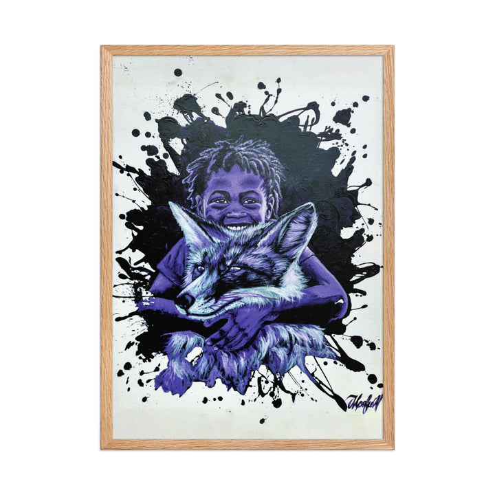 Poster - Mischief Core, Nokuthula M Mpofu Nokuthula M Mpofu Oak / 50×70 cm artlia