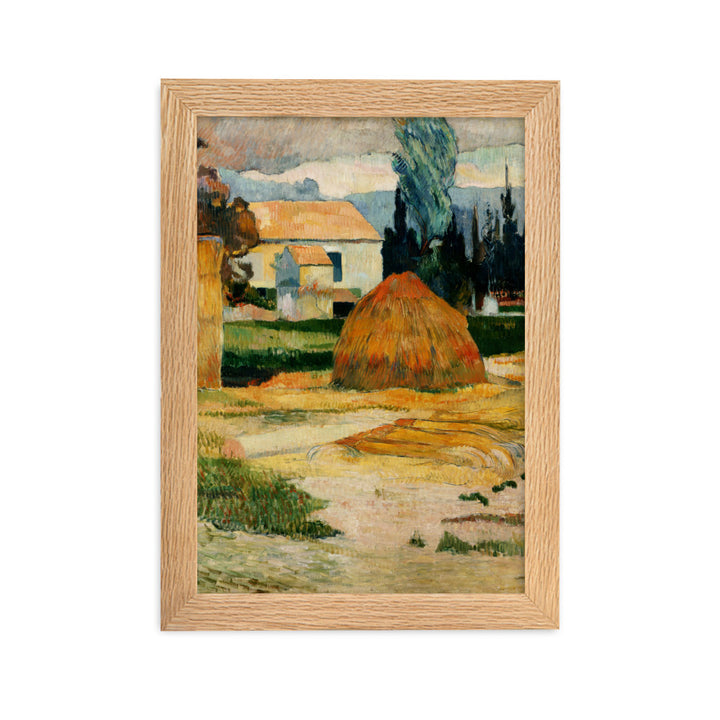 Poster - Paul Gauguin, Landschaft bei Arles Paul Gauguin Oak / 21×30 cm artlia