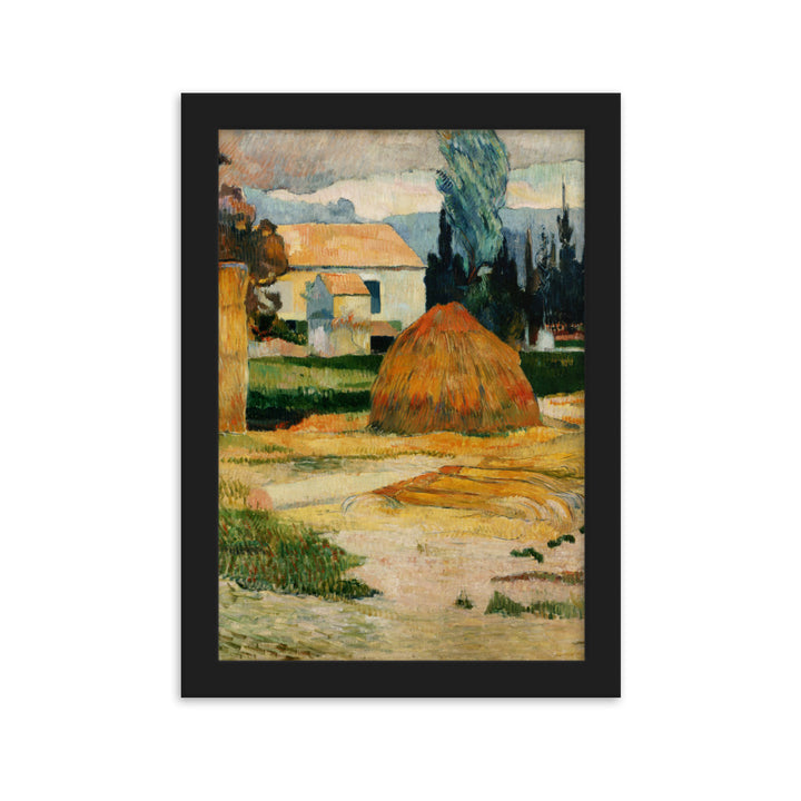 Poster - Paul Gauguin, Landschaft bei Arles Paul Gauguin Schwarz / 21×30 cm artlia