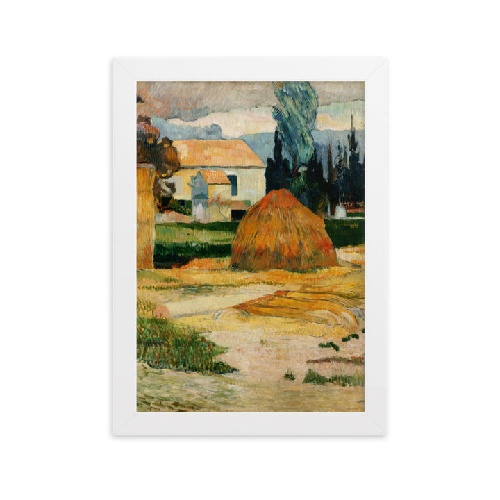 Poster - Paul Gauguin, Landschaft bei Arles Paul Gauguin Weiß / 21×30 cm artlia