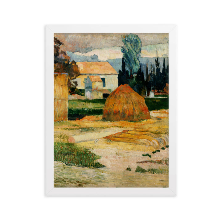 Poster - Paul Gauguin, Landschaft bei Arles Paul Gauguin Weiß / 30×40 cm artlia