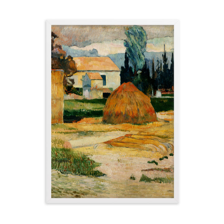 Poster - Paul Gauguin, Landschaft bei Arles Paul Gauguin Weiß / 50×70 cm artlia