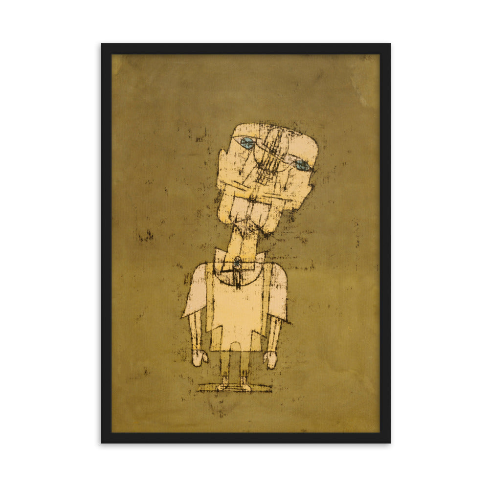 Poster - Paul Klee, Gespenst eines Genies Paul Klee Schwarz / 50×70 cm artlia