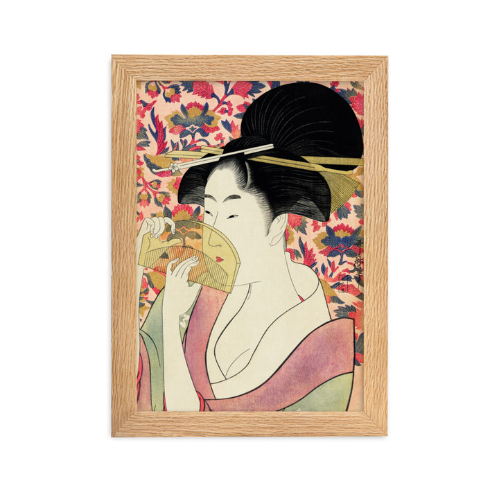 Poster - Retro Geisha Kuratoren von artlia Oak / 21×30 cm artlia