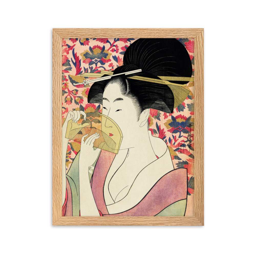 Poster - Retro Geisha Kuratoren von artlia Oak / 30×40 cm artlia