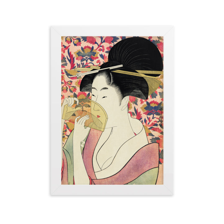 Poster - Retro Geisha Kuratoren von artlia Weiß / 21×30 cm artlia