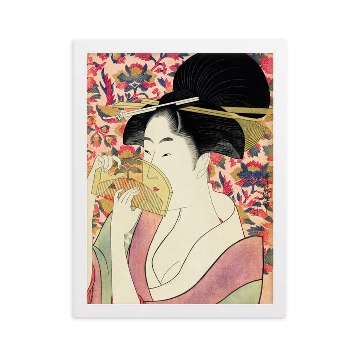 Poster - Retro Geisha Kuratoren von artlia Weiß / 30×40 cm artlia