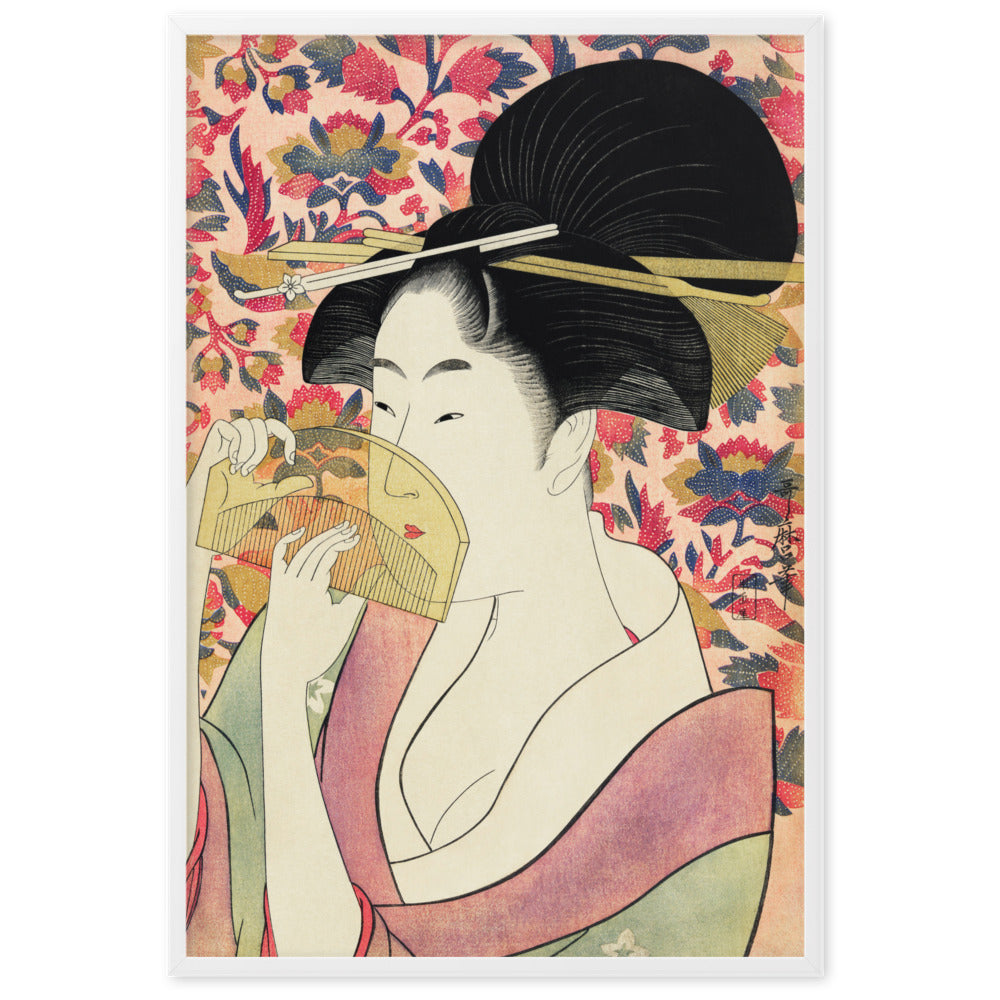 Poster - Retro Geisha Kuratoren von artlia Weiß / 61×91 cm artlia
