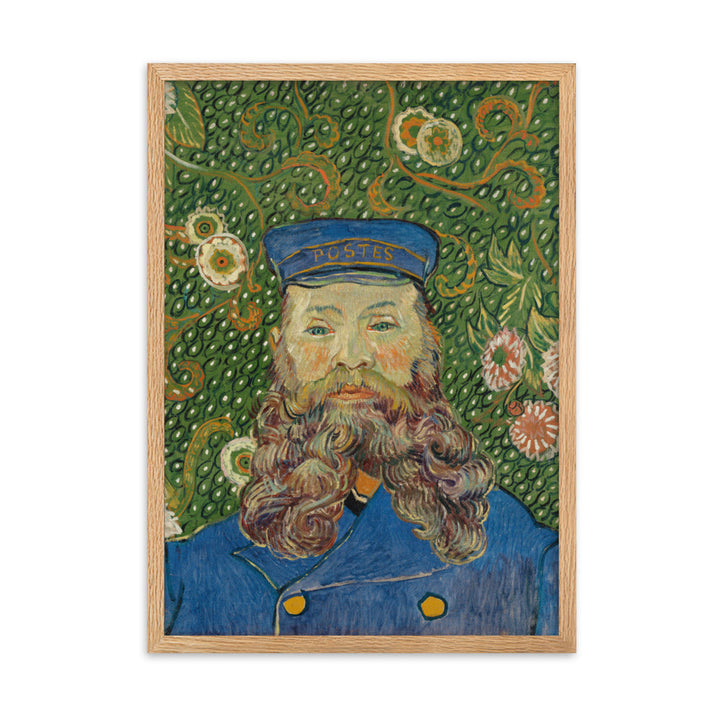 Poster - Van Gogh, Der Postbote, Porträt von Joseph Roulin Vincent van Gogh Oak / 50×70 cm artlia