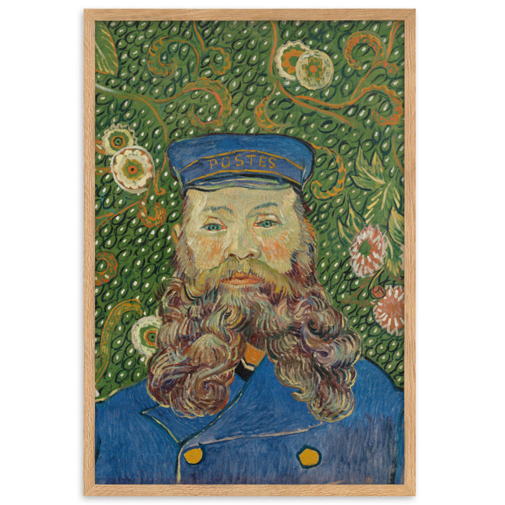 Poster - Van Gogh, Der Postbote, Porträt von Joseph Roulin Vincent van Gogh Oak / 61×91 cm artlia