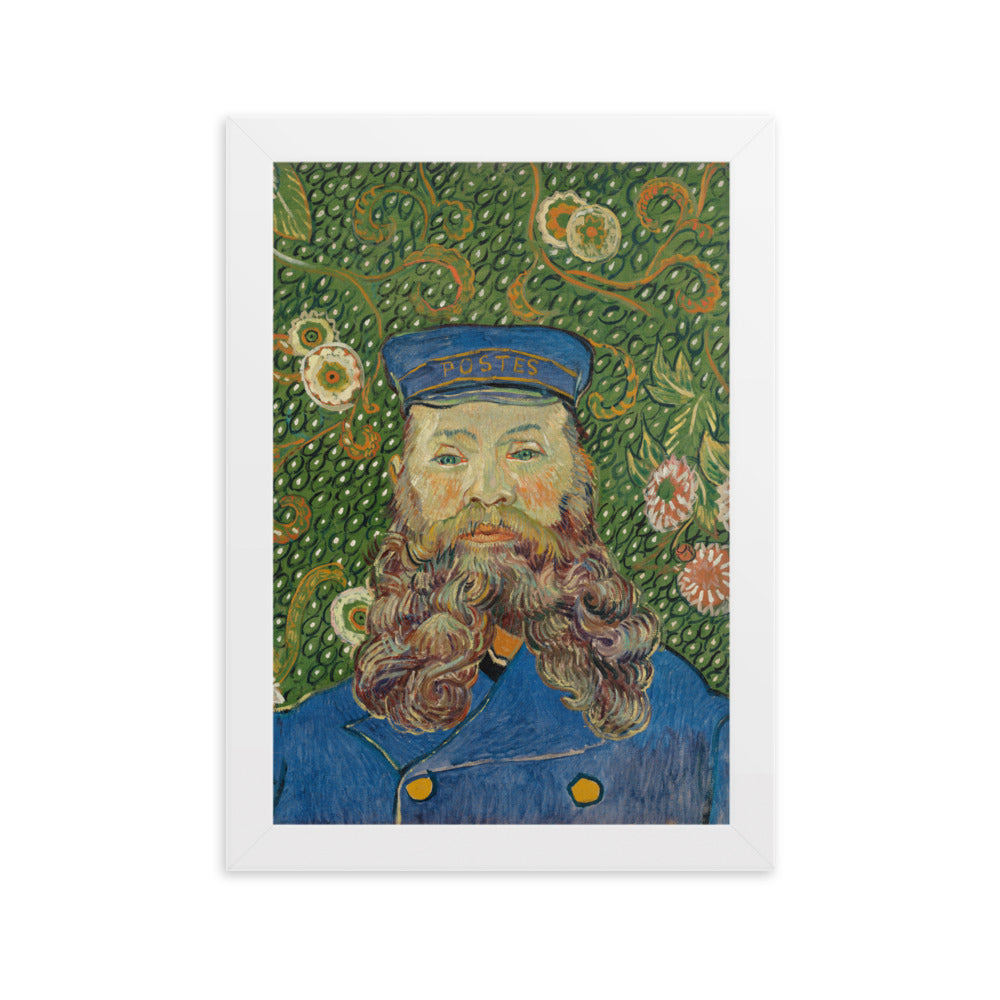 Poster - Van Gogh, Der Postbote, Porträt von Joseph Roulin Vincent van Gogh Weiß / 21×30 cm artlia