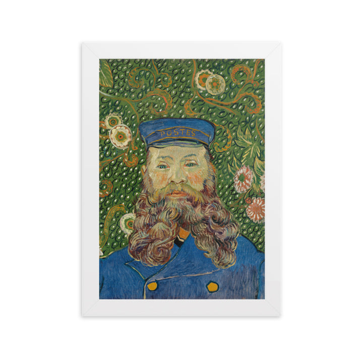 Poster - Van Gogh, Der Postbote, Porträt von Joseph Roulin Vincent van Gogh Weiß / 21×30 cm artlia
