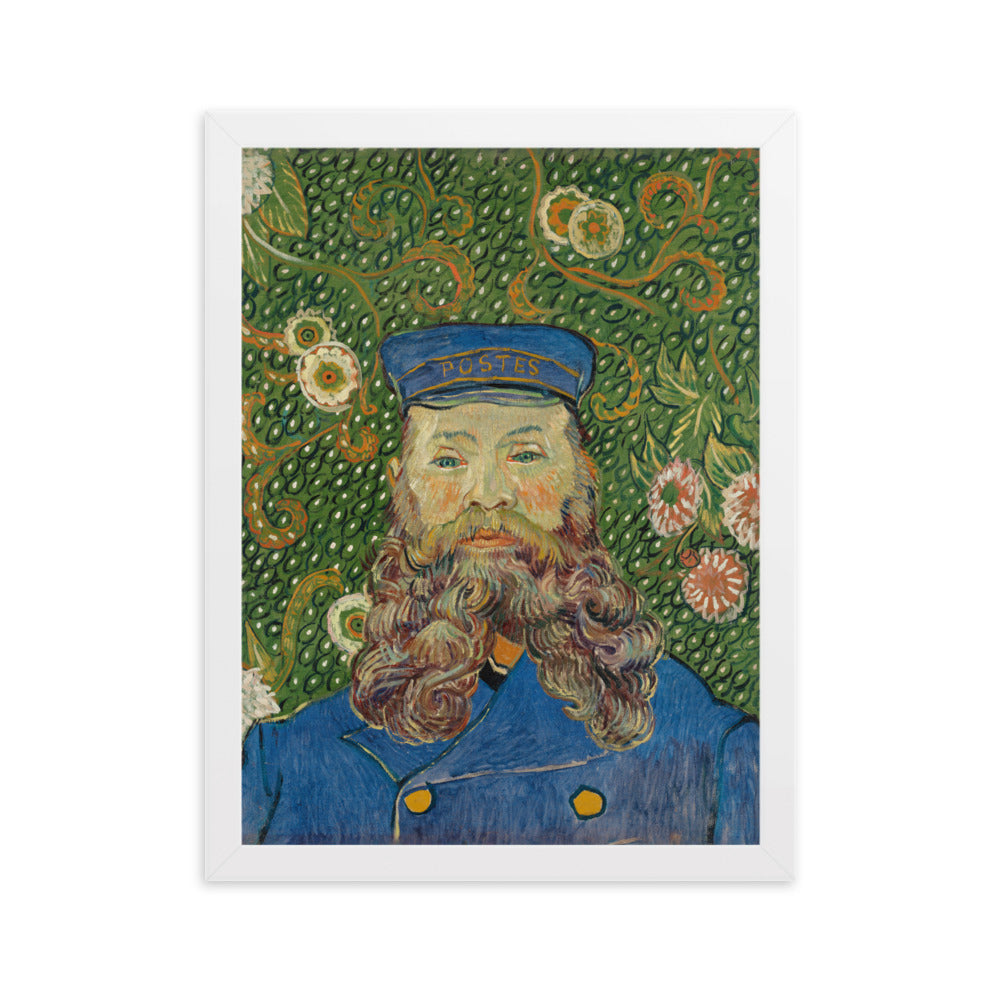 Poster - Van Gogh, Der Postbote, Porträt von Joseph Roulin Vincent van Gogh Weiß / 30×40 cm artlia