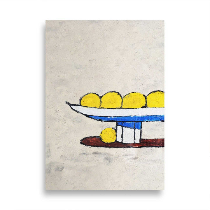 Poster - Whanki Kim, lemons on tray
