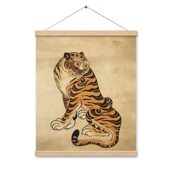 Posterleiste - freundlicher Tiger ARTLIA Oak / 16″×20″ artlia