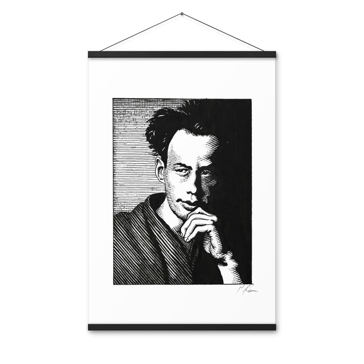 Posterleisten - Akutagawa Pavel Illustrations Schwarz / 24″×36″ artlia