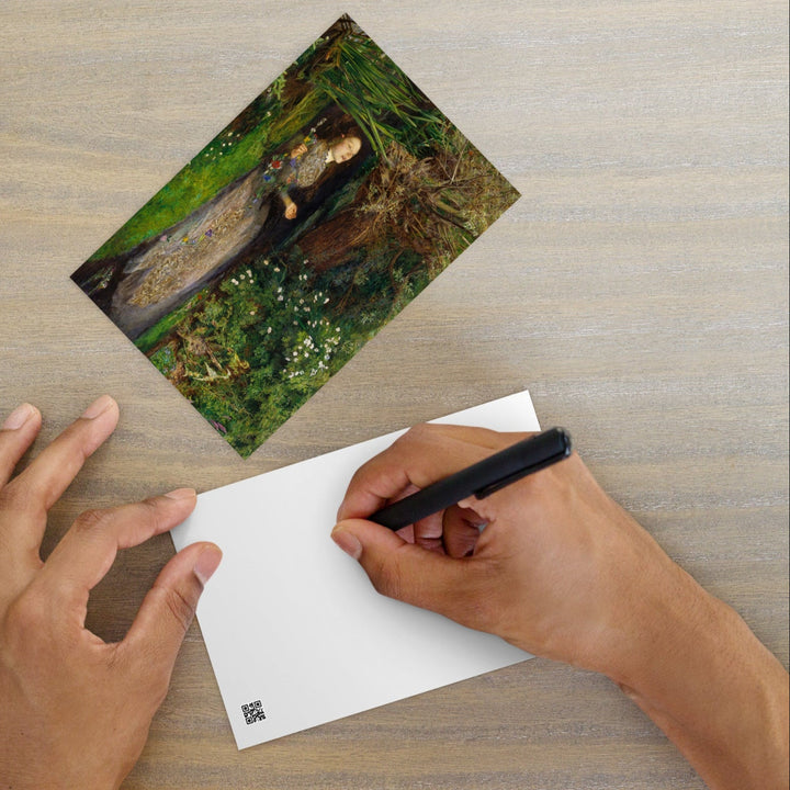 Postkarte - John Everett Millais, Ophelia artlia