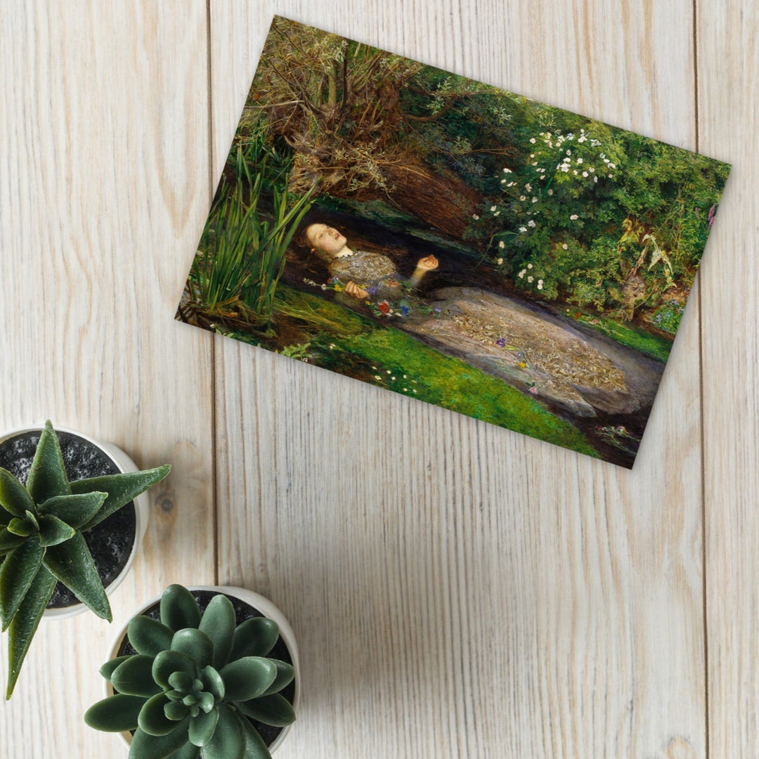Postkarte - John Everett Millais, Ophelia artlia