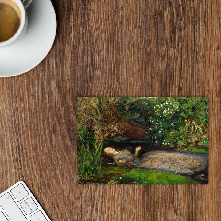 Postkarte - John Everett Millais, Ophelia artlia