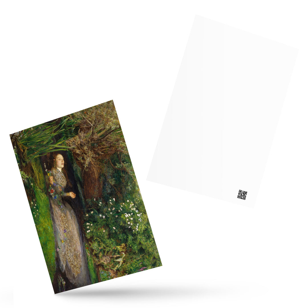 Postkarte - John Everett Millais, Ophelia artlia